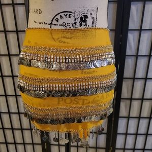 Belly dancing hip scarf